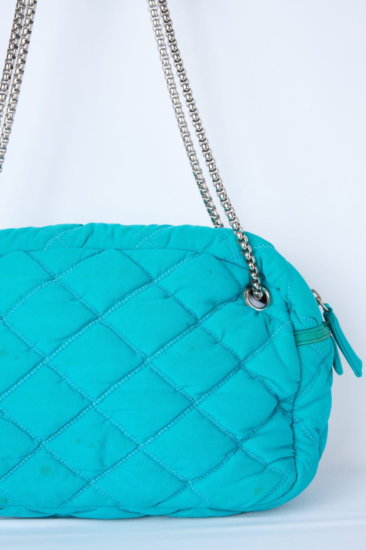 CHANEL BLUE BUBBLE BAG