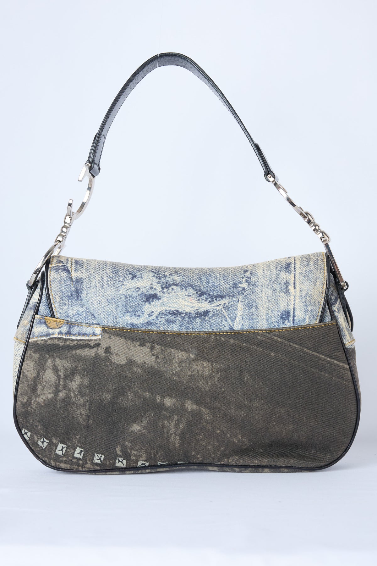 DIOR SPEEDWAY DENIM DOUBLE SADDLE