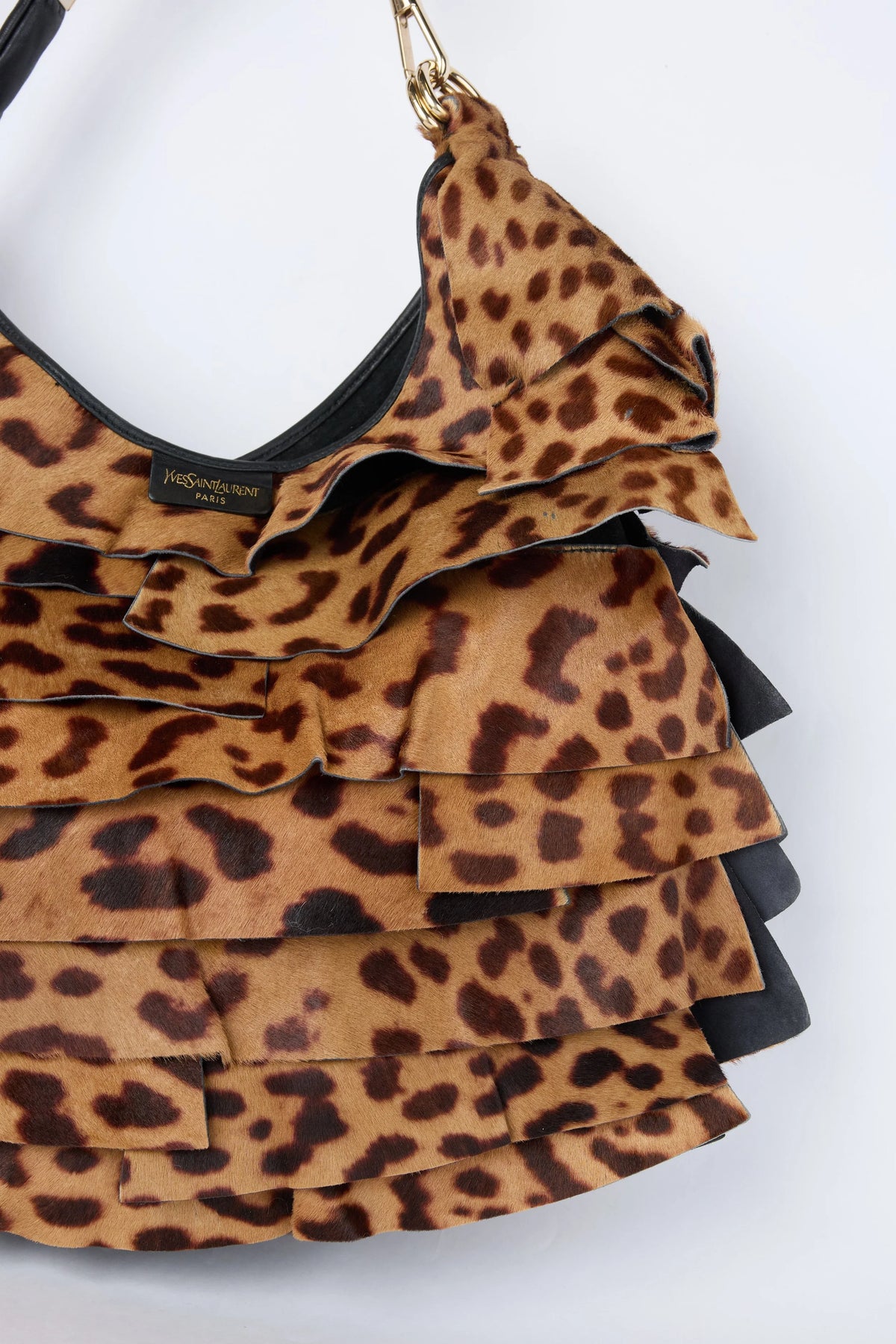 YSL LEOPARD ST. TROPEZ HOBO