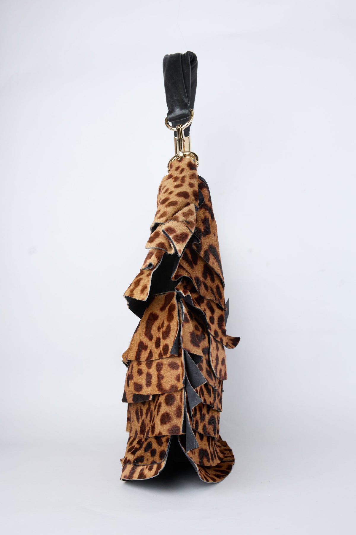 YSL LEOPARD ST. TROPEZ HOBO