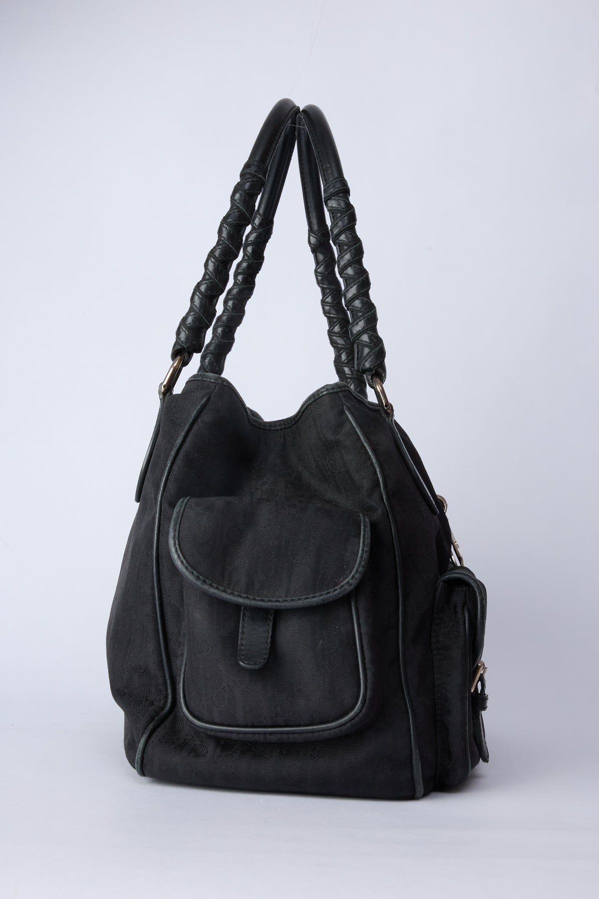 DIOR BLACK TROTTER CARGO BAG