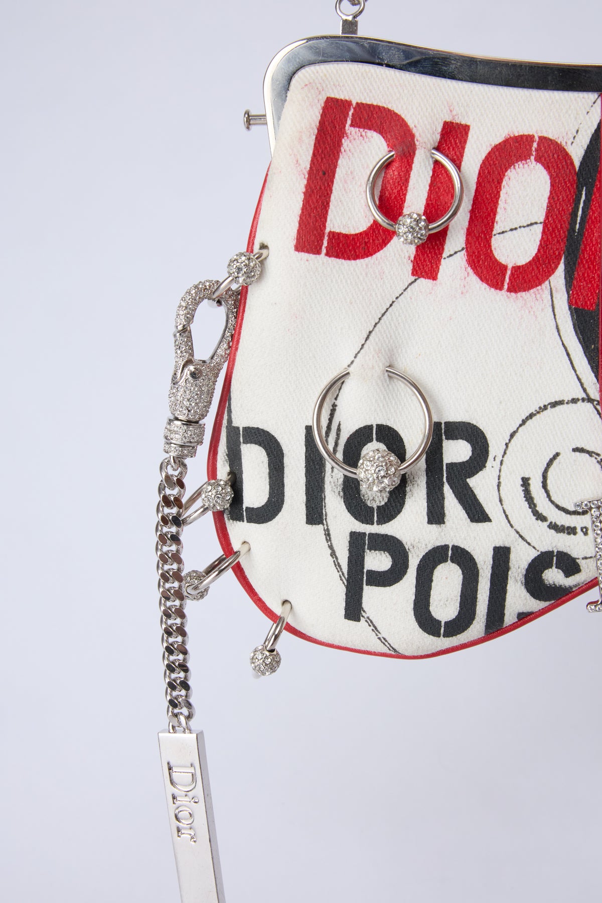 RARE DIOR POISON MINI EVENING SADDLE