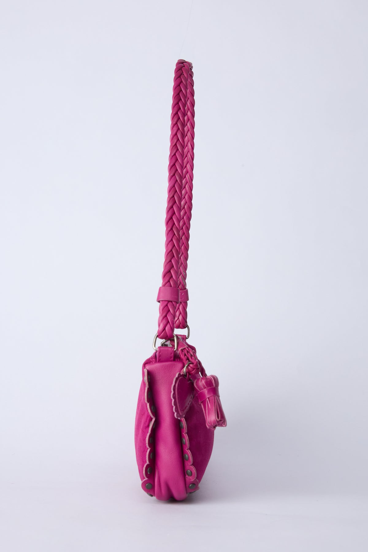 DIOR MAGENTA HEARTLOCK POCHETTE
