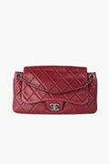 Chanel Red Accordion Flap Bag