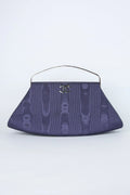 RARE CHANEL BLUE HALF MOON CLUTCH