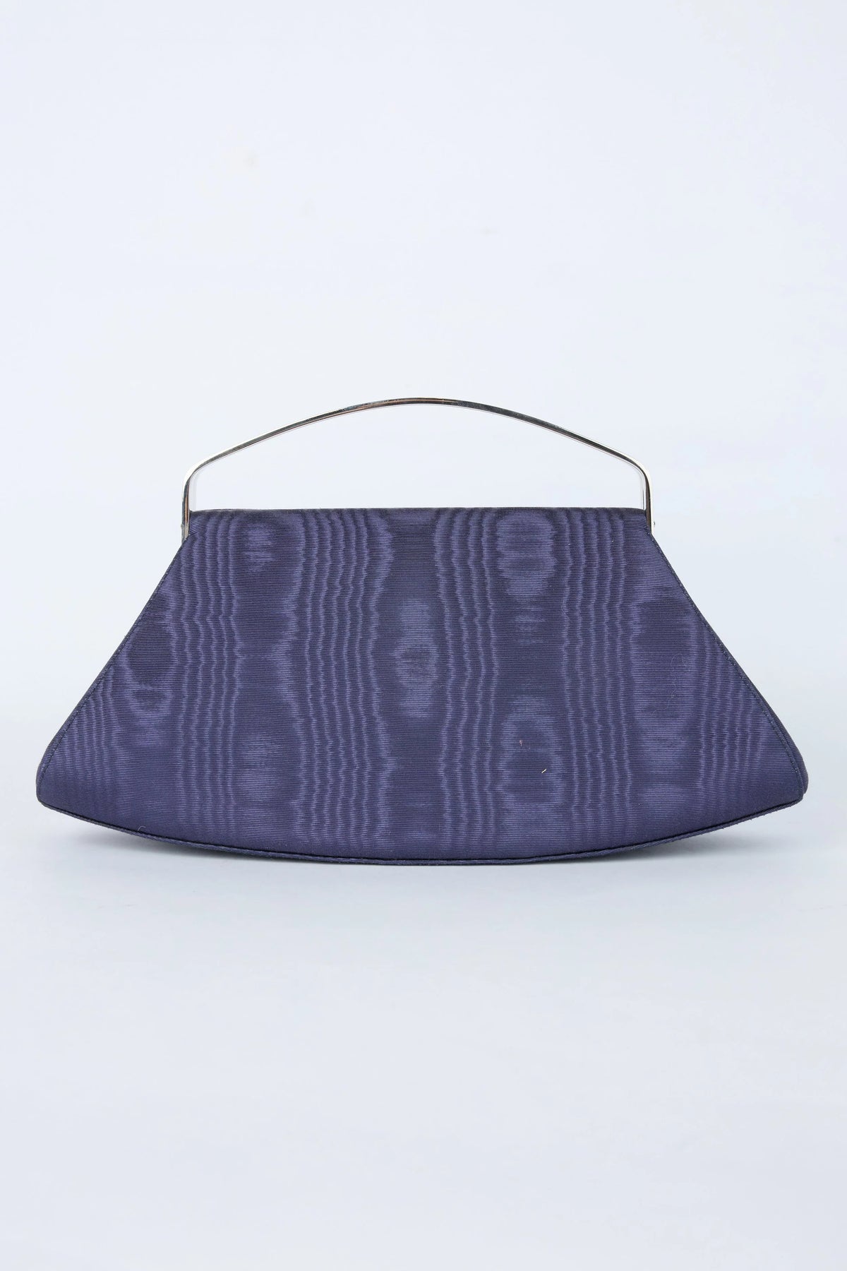 RARE CHANEL BLUE HALF MOON CLUTCH