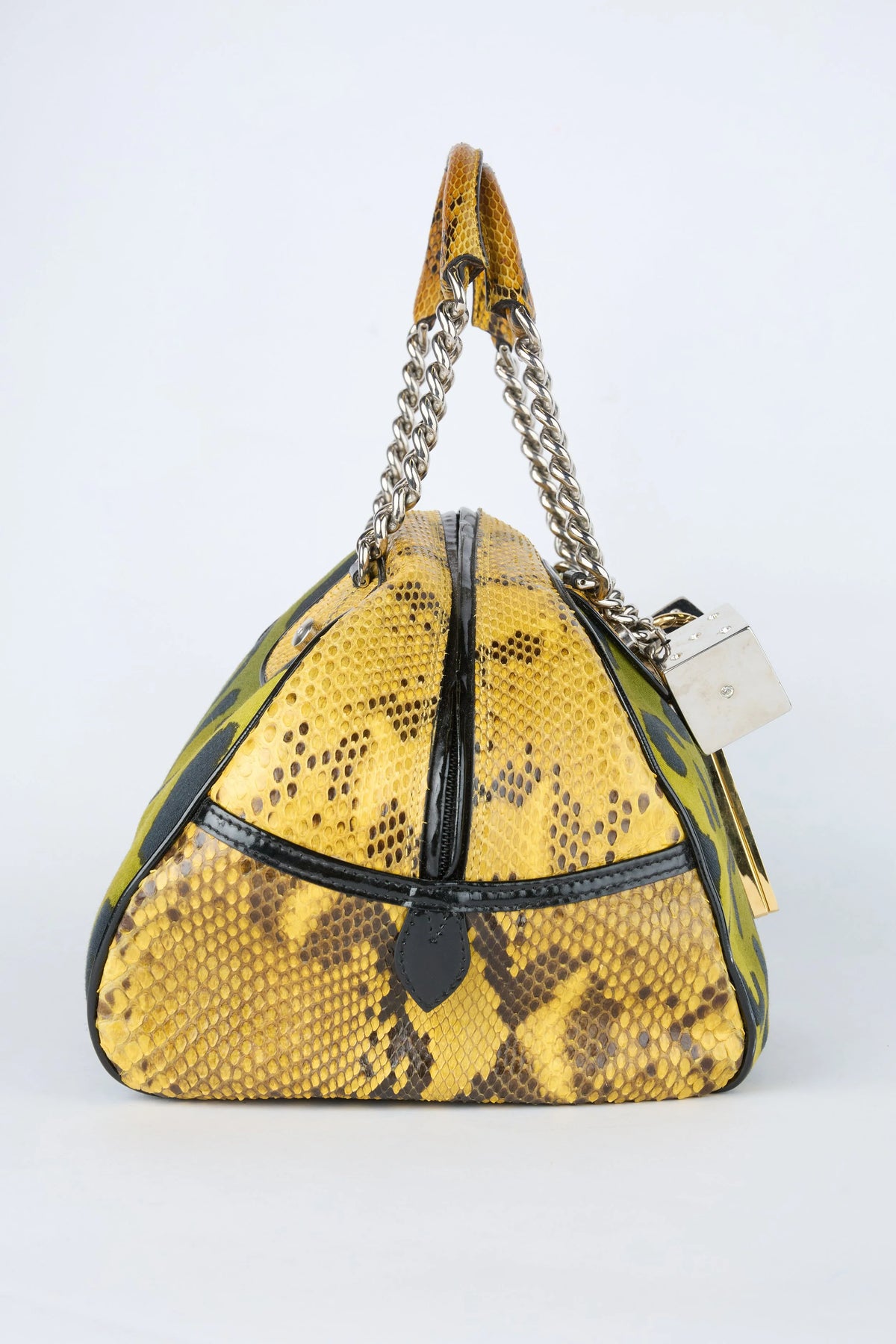 RARE DIOR GREEN LEOPARD DICE GAMBLER