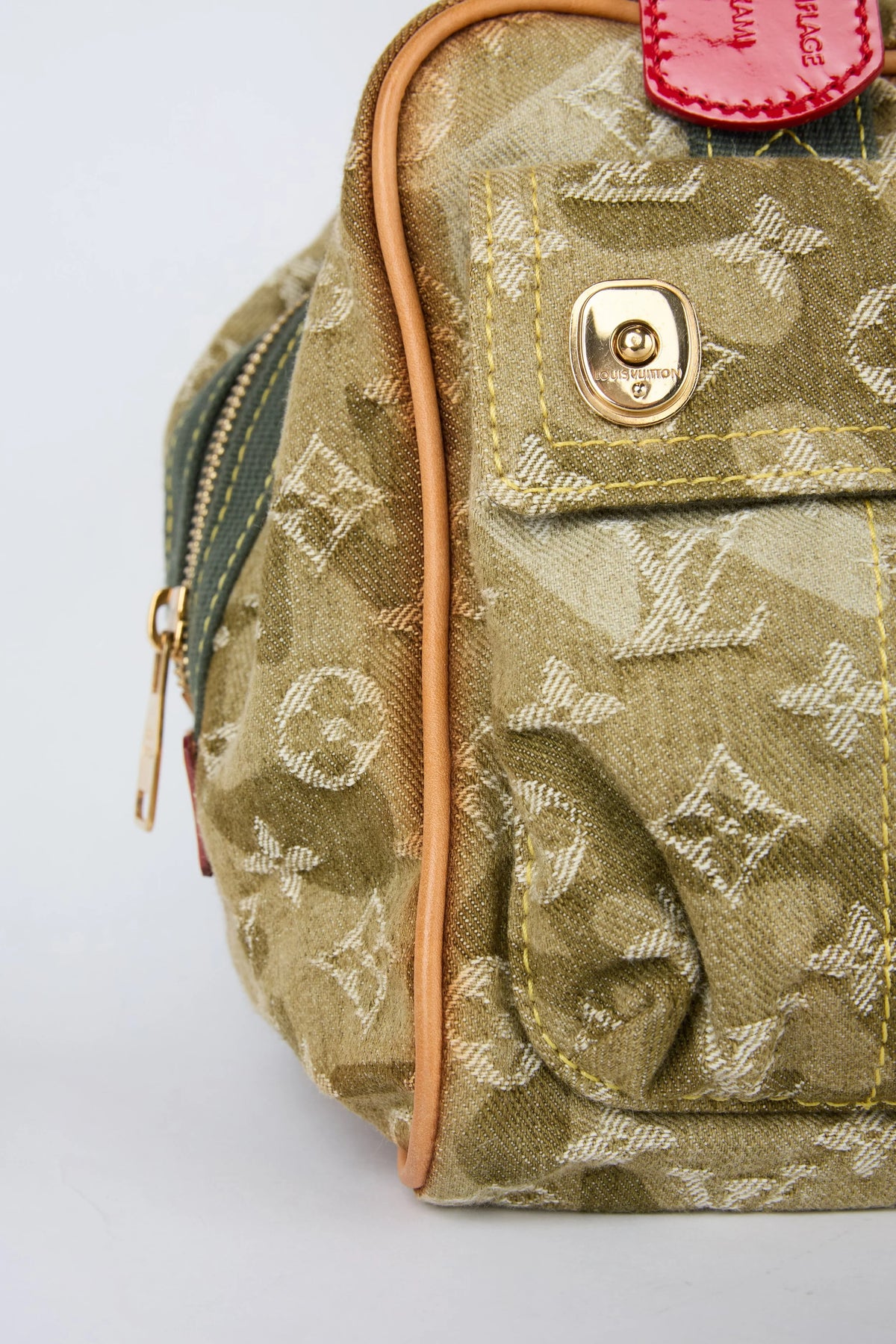 LOUIS VUITTON MONOGRAMOUFLAGE DENIM JASMINE BAG