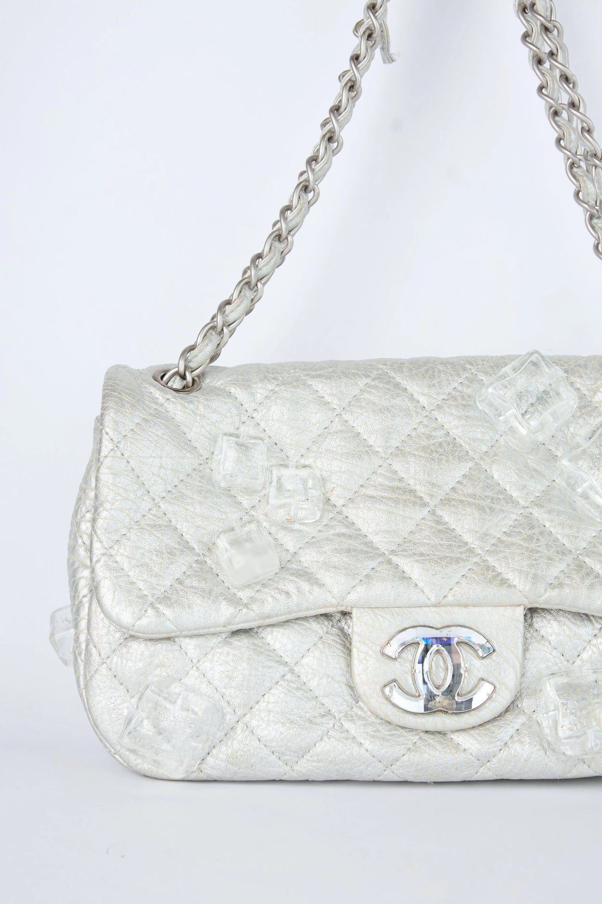 RARE CHANEL LIMITED EDITION ICE CUBE FLAP