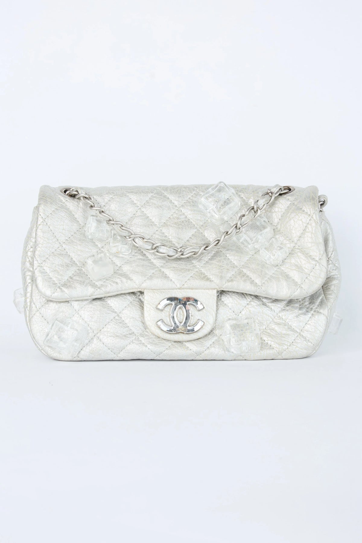 RARE CHANEL LIMITED EDITION ICE CUBE FLAP