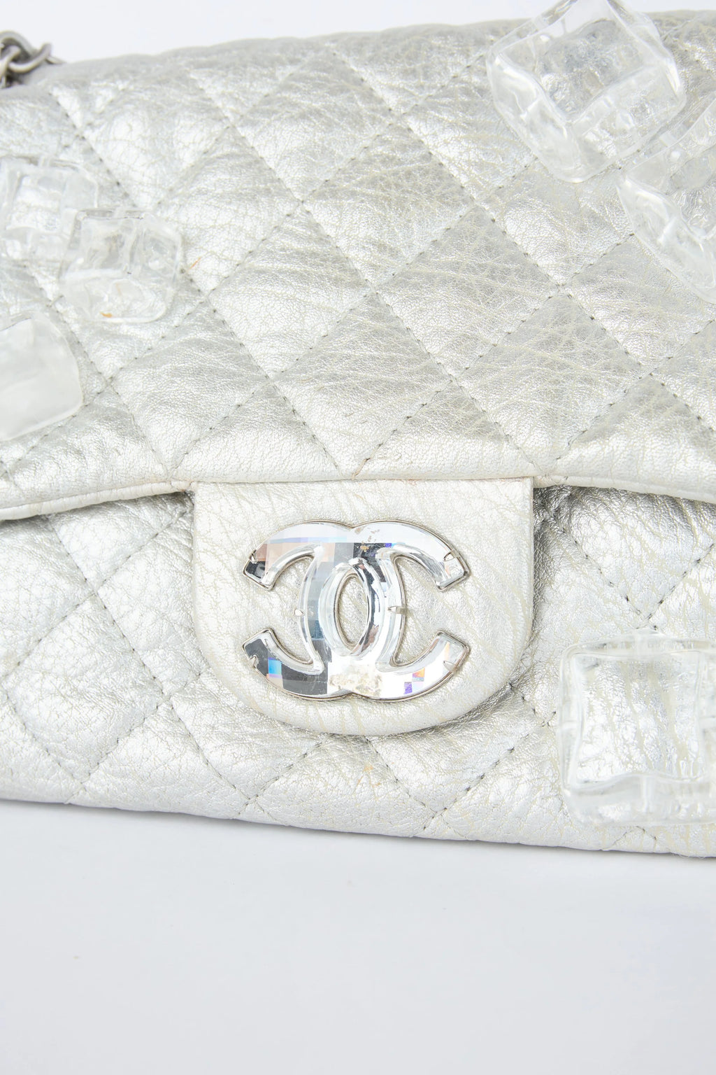RARE CHANEL LIMITED EDITION ICE CUBE FLAP