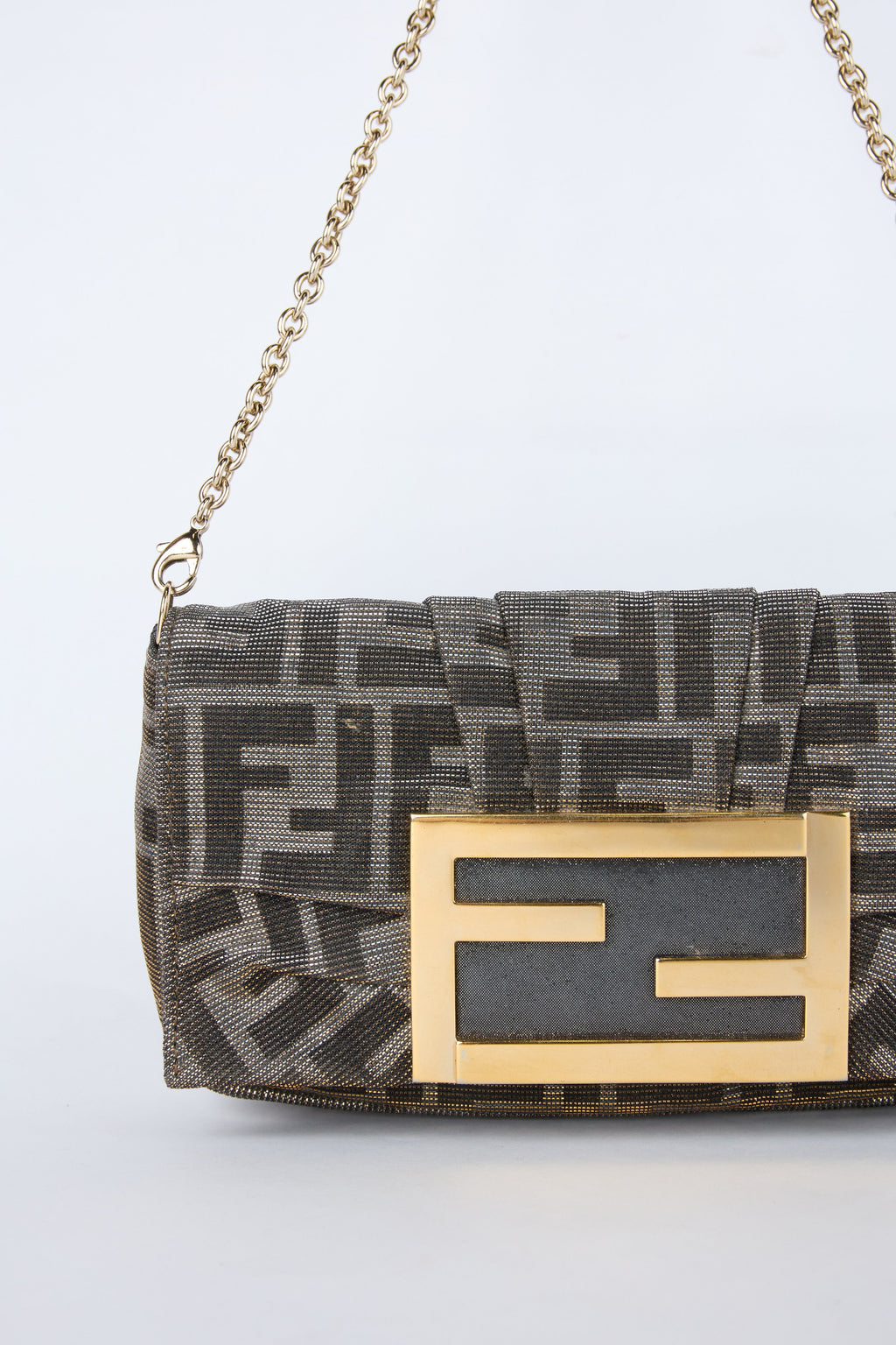FENDI METALLIC MIA POCHETTE