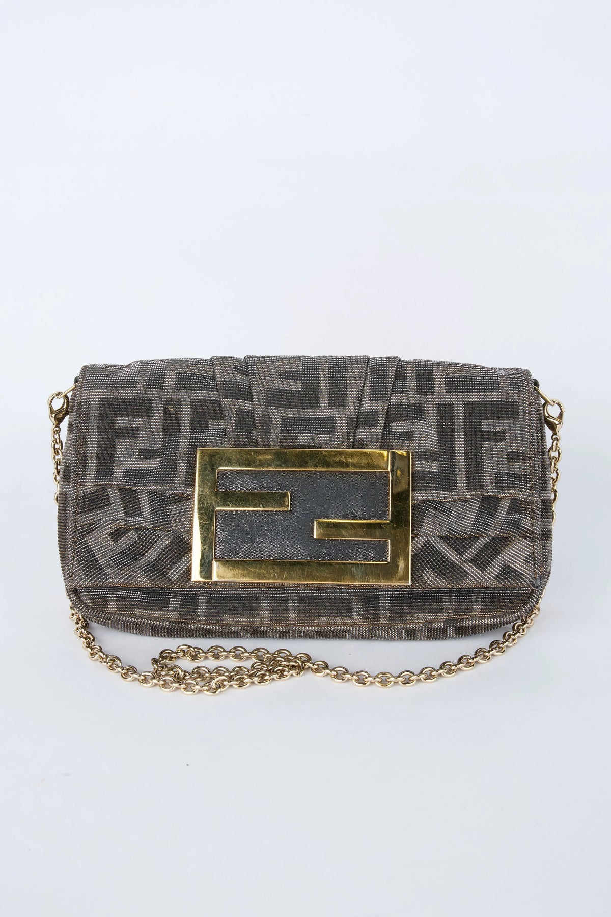 FENDI METALLIC MIA POCHETTE