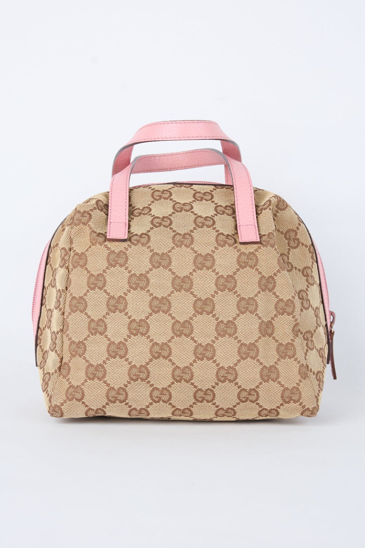 GUCCI PINK & BEIGE MINI TOFU BOWLER