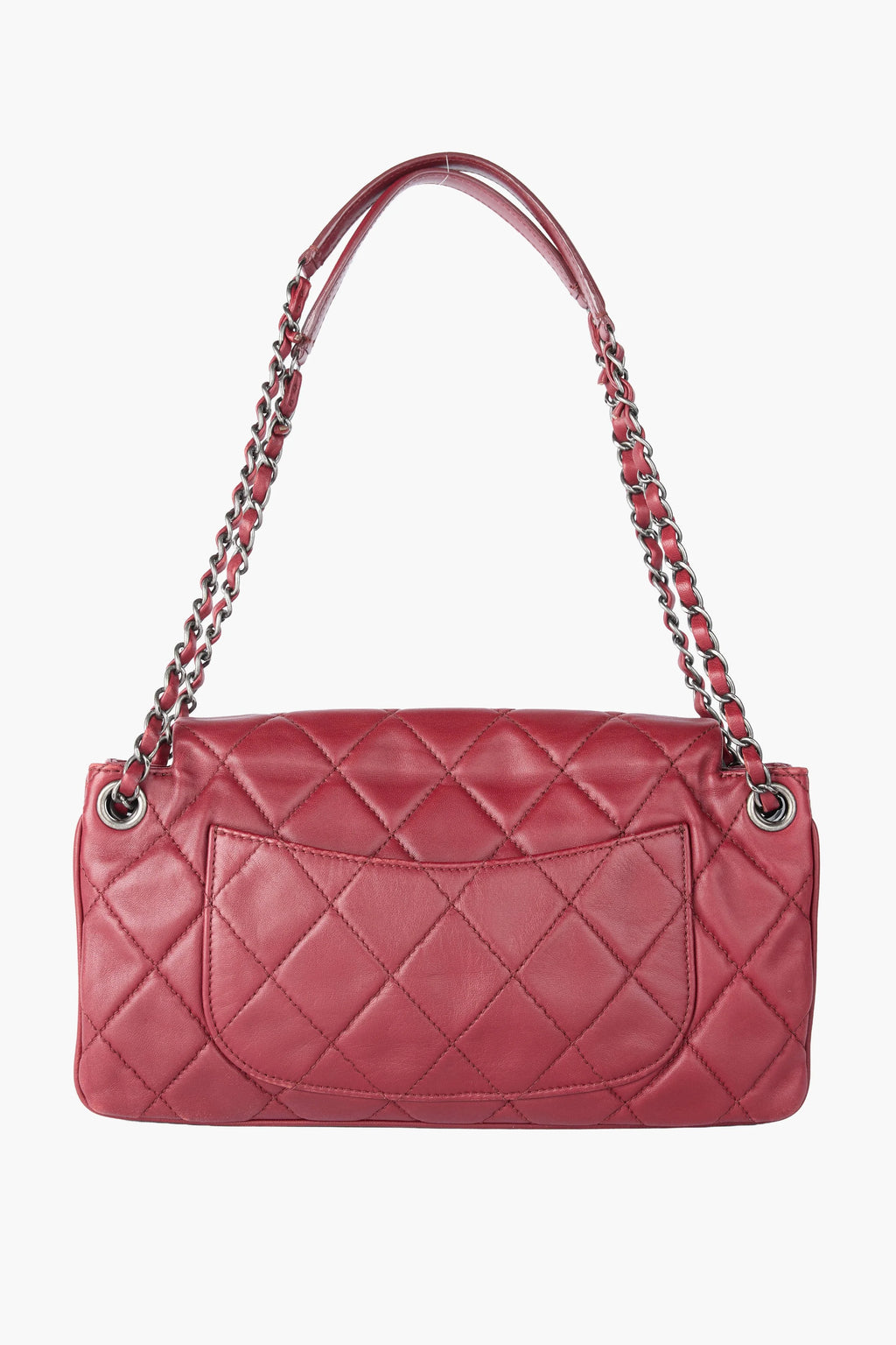 Chanel Red Accordion Flap Bag