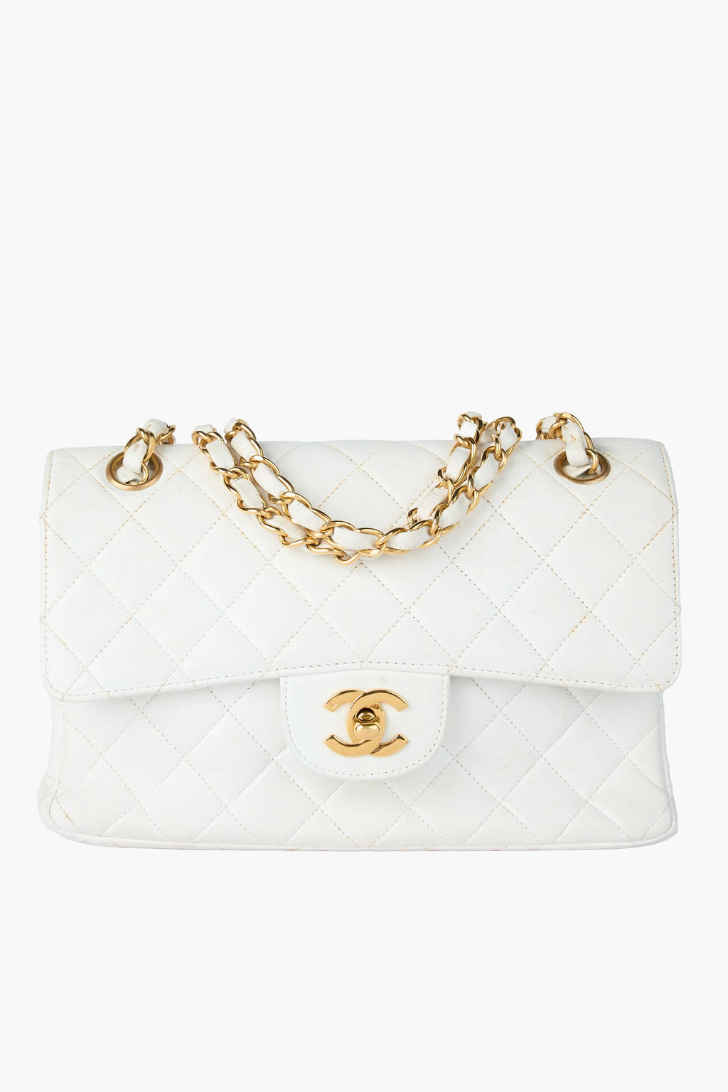 Chanel Double-Sided White Flap Bag