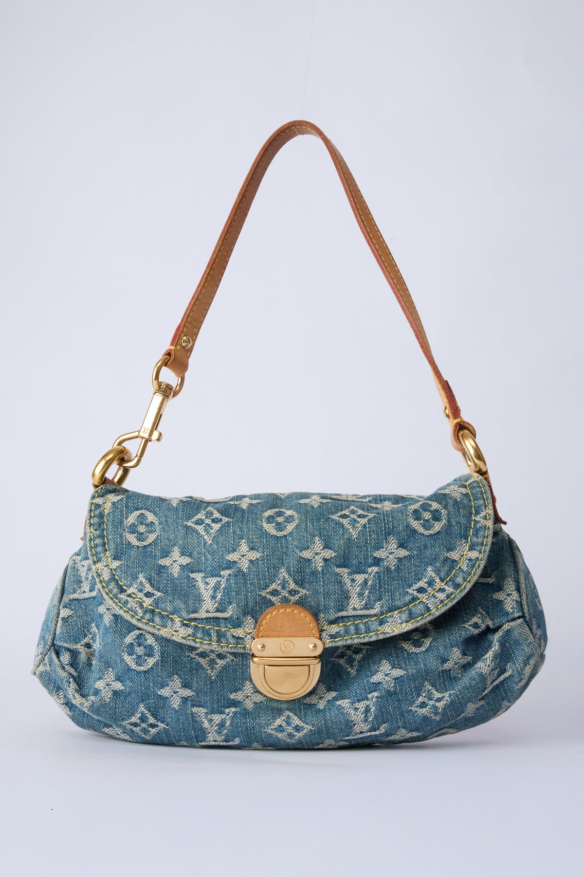 LOUIS VUITTON DENIM PLEATY