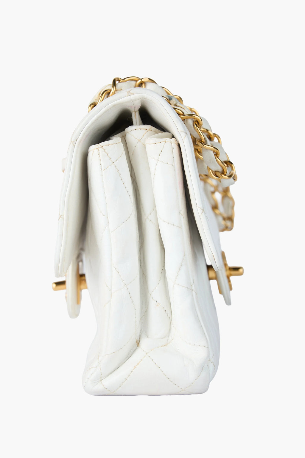 Chanel Double-Sided White Flap Bag