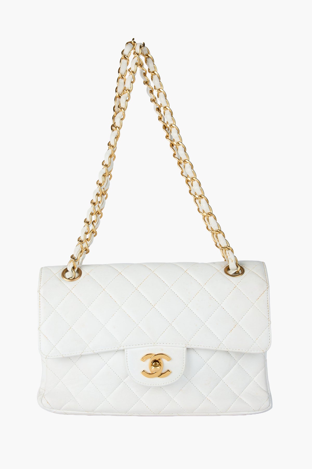 Chanel Double-Sided White Flap Bag