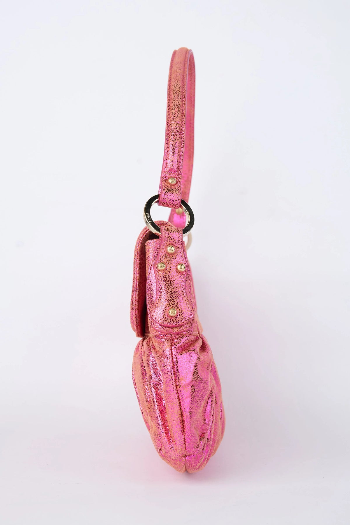 FENDI METALLIC PINK CHEF BAG