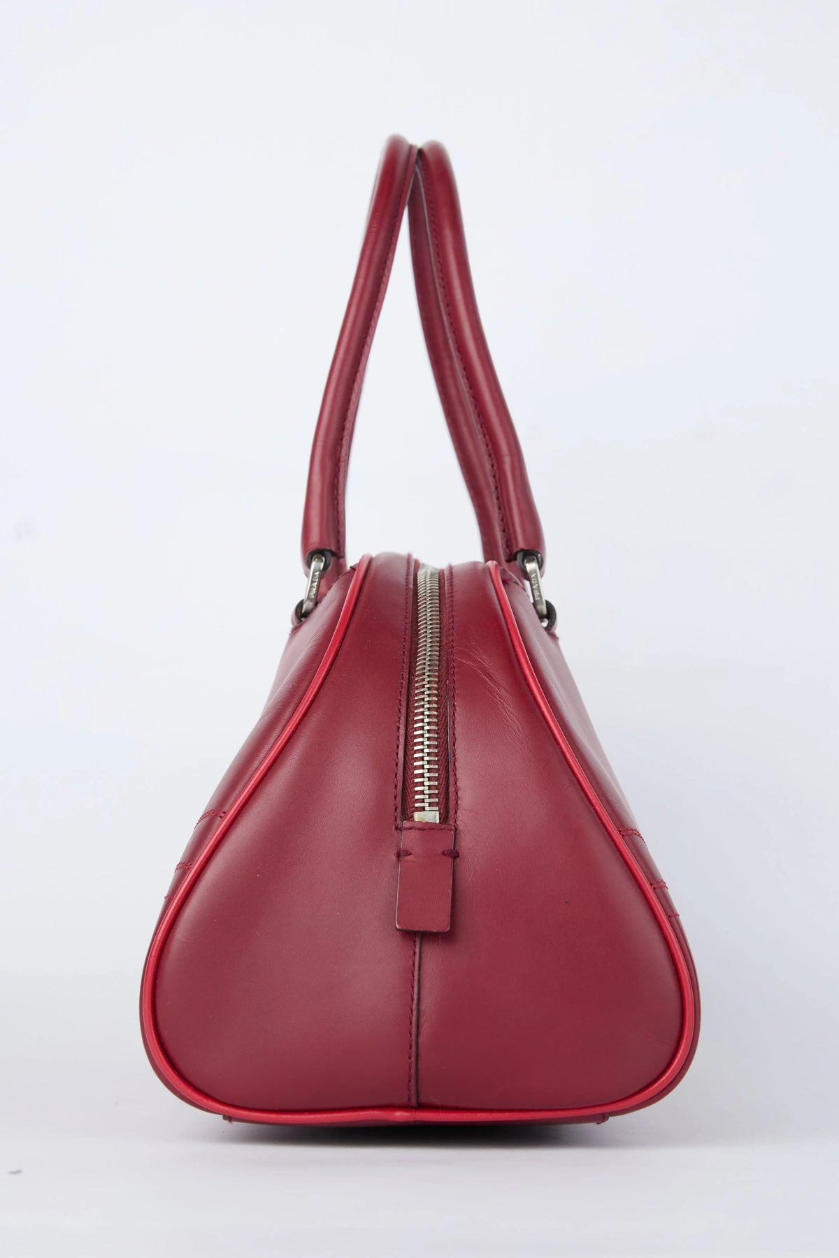 PRADA BURGANDY NAPPA BOWLER