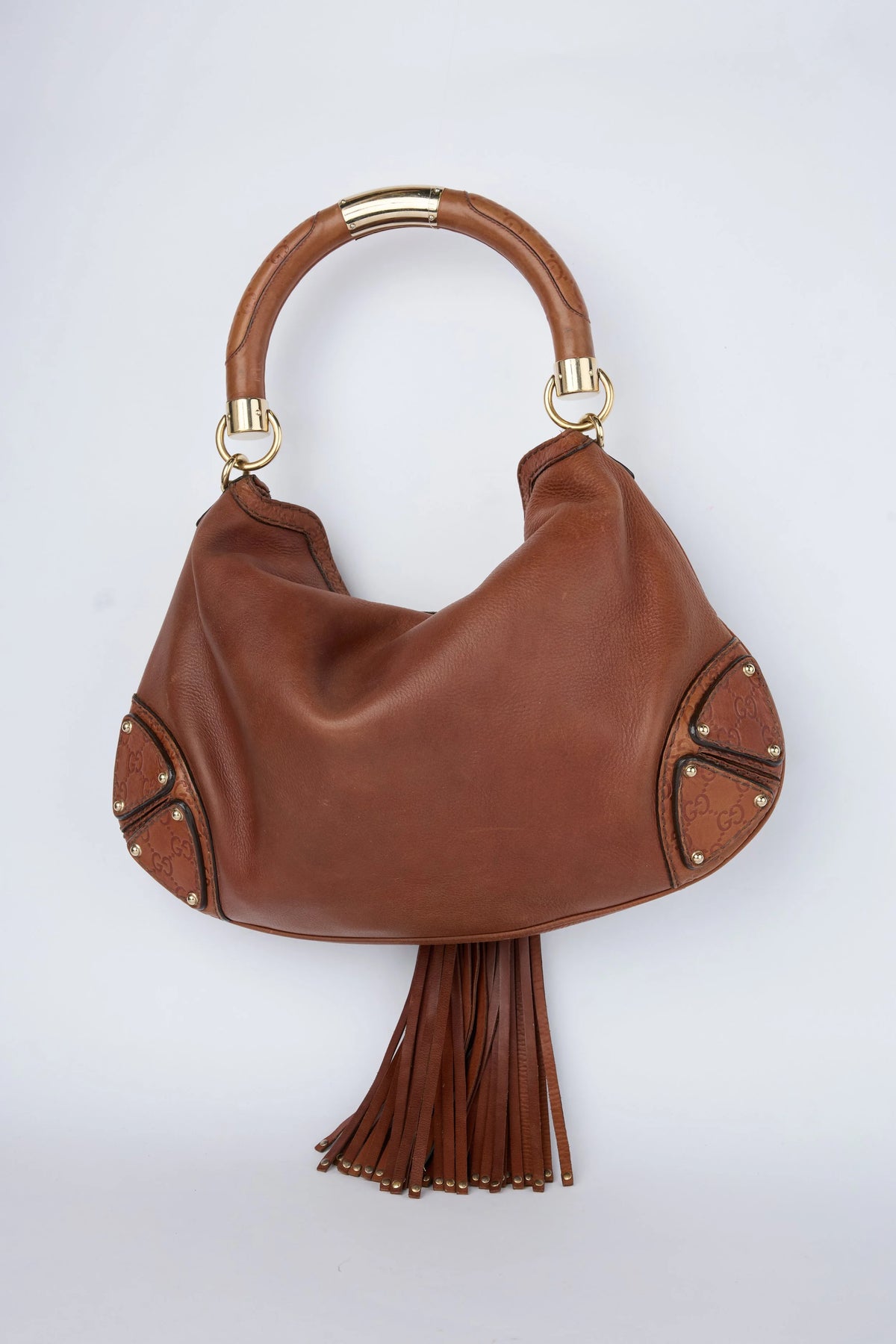 GUCCI TAN INDY HOBO